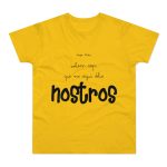 Camiseta hombre punto liso - Amarillo dorado - Camiseta «No en volem cap que no sigui dels nostros» Camiseta hombre punto liso - Amarillo dorado - Camiseta «No en volem cap que no sigui dels nostros»