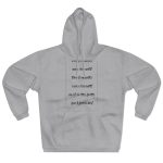 Sudadera con capucha cerrada - Gris jaspeado claro - Camiseta «tirali cossetes cançó» Sudadera con capucha cerrada - Gris jaspeado claro - Camiseta «tirali cossetes cançó»