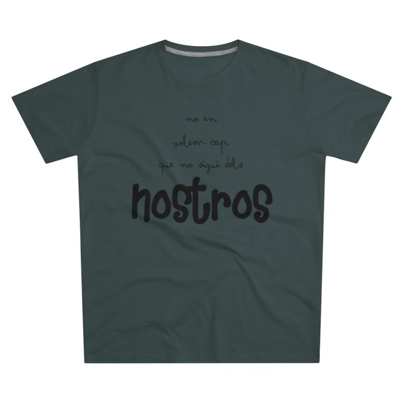 Camiseta hombre corte moderno - Gris marengo - Camiseta «No en volem cap que no sigui dels nostros»