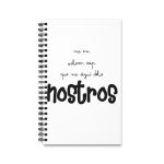 Cuaderno de espiral - Camiseta «No en volem cap que no sigui dels nostros»