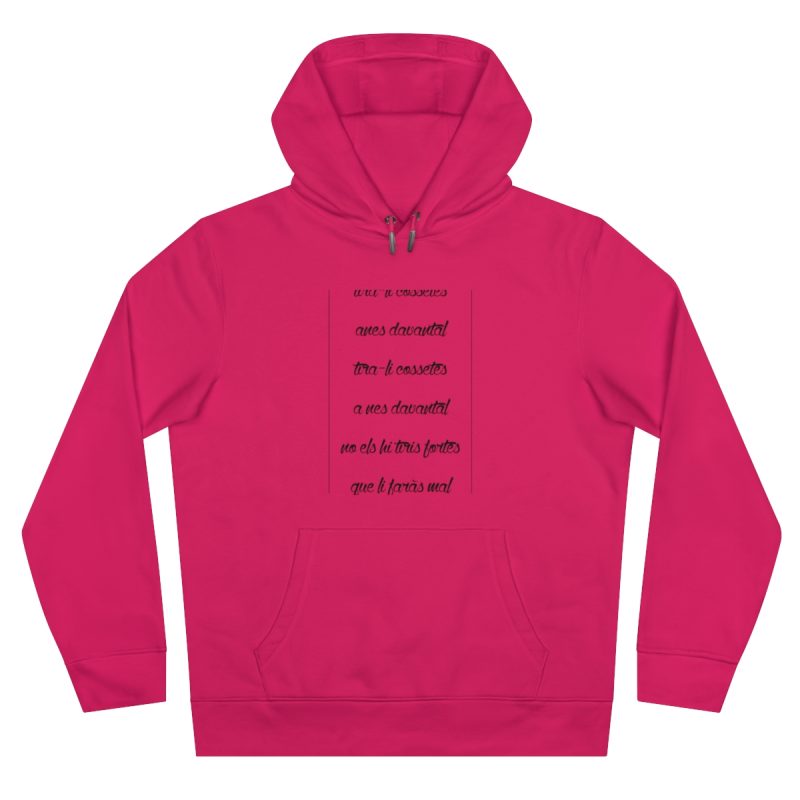 Sudadera con capucha King - Magenta - Camiseta «tirali cossetes cançó»