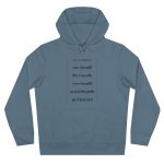 Sudadera con capucha King - Azul nordico - Camiseta «tirali cossetes cançó»