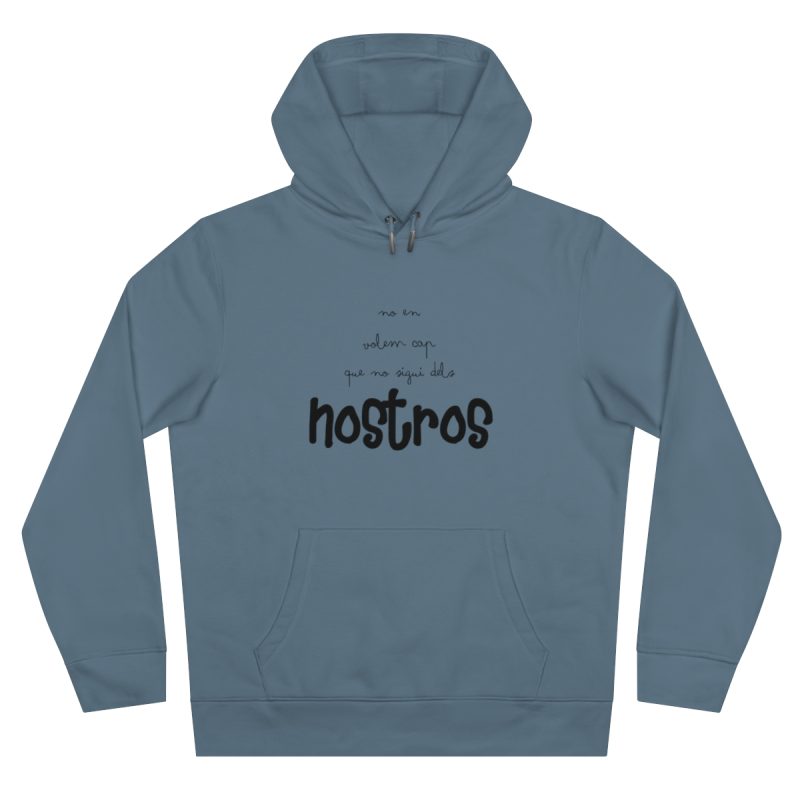 Sudadera con capucha King - Azul nordico - Camiseta «No en volem cap que no sigui dels nostros»