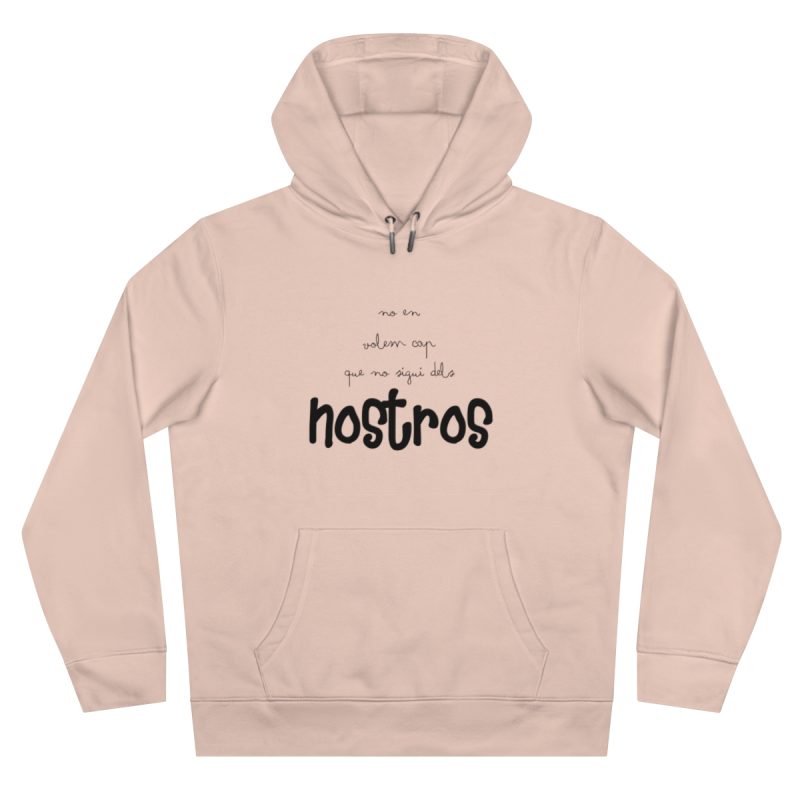 Sudadera con capucha King - Rosa palo - Camiseta «No en volem cap que no sigui dels nostros»