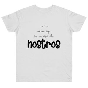 Camiseta punto liso - Blanco - Camiseta «No en volem cap que no sigui dels nostros»