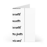 Tarjetas de felicitacion (7 uds.) - Camiseta «tirali cossetes cançó»