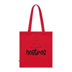 Bolsa de algodon organico - Rojo clasico - Camiseta «No en volem cap que no sigui dels nostros»