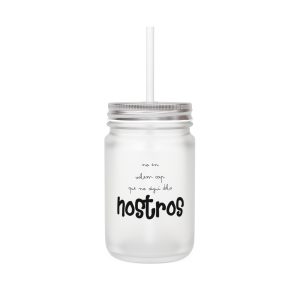 Tarro de cristal - Transparente - Camiseta «No en volem cap que no sigui dels nostros»