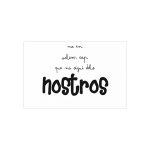 Tarjetas de visita (100 uds.) - Camiseta «No en volem cap que no sigui dels nostros»