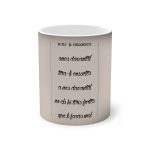 Taza magica que cambia de color - Negro - Camiseta «tirali cossetes cançó»