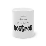 Taza estandar 325 ml - Blanco - Camiseta «No en volem cap que no sigui dels nostros»