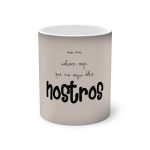 Taza magica que cambia de color - Negro - Camiseta «No en volem cap que no sigui dels nostros»