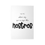 Poster en papel fotografico - Camiseta «No en volem cap que no sigui dels nostros»