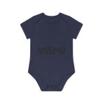 Body bebe manga corta organico - Azul marino nautico - Camiseta «No en volem cap que no sigui dels nostros»