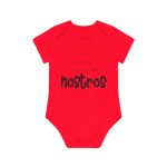 Body bebe manga corta organico - Rojo - Camiseta «No en volem cap que no sigui dels nostros»