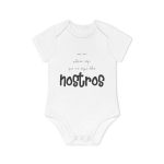 Body bebe manga corta organico - Blanco - Camiseta «No en volem cap que no sigui dels nostros»