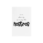 Cartel de metacrilato con soporte - Camiseta «No en volem cap que no sigui dels nostros»