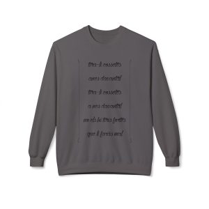 Sudadera Softstyle cuello redondo - Gris marengo - Camiseta «tirali cossetes cançó»