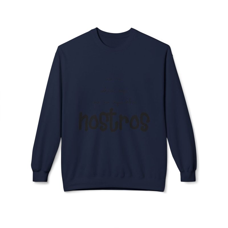 Sudadera Softstyle cuello redondo - Azul marino - Camiseta «No en volem cap que no sigui dels nostros»
