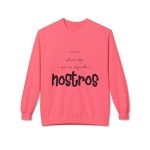 Sudadera Softstyle cuello redondo - Rosa limonada - Camiseta «No en volem cap que no sigui dels nostros» Sudadera Softstyle cuello redondo - Rosa limonada - Camiseta «No en volem cap que no sigui dels nostros»