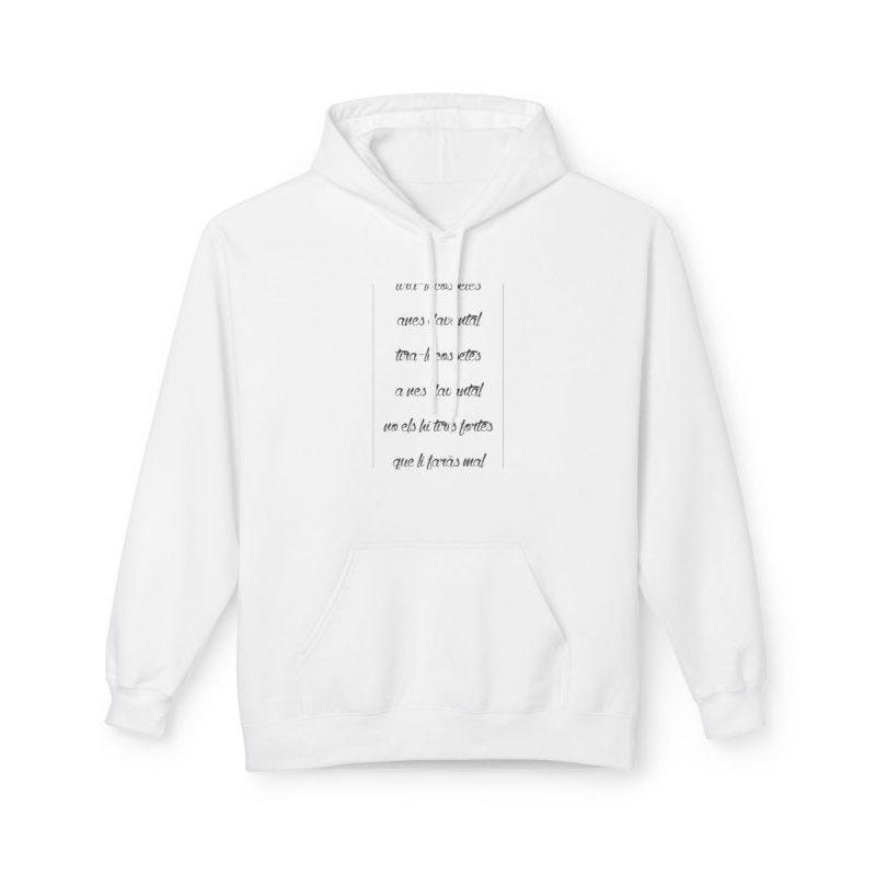 Sudadera Softstyle con capucha - Blanco - Camiseta «tirali cossetes cançó»