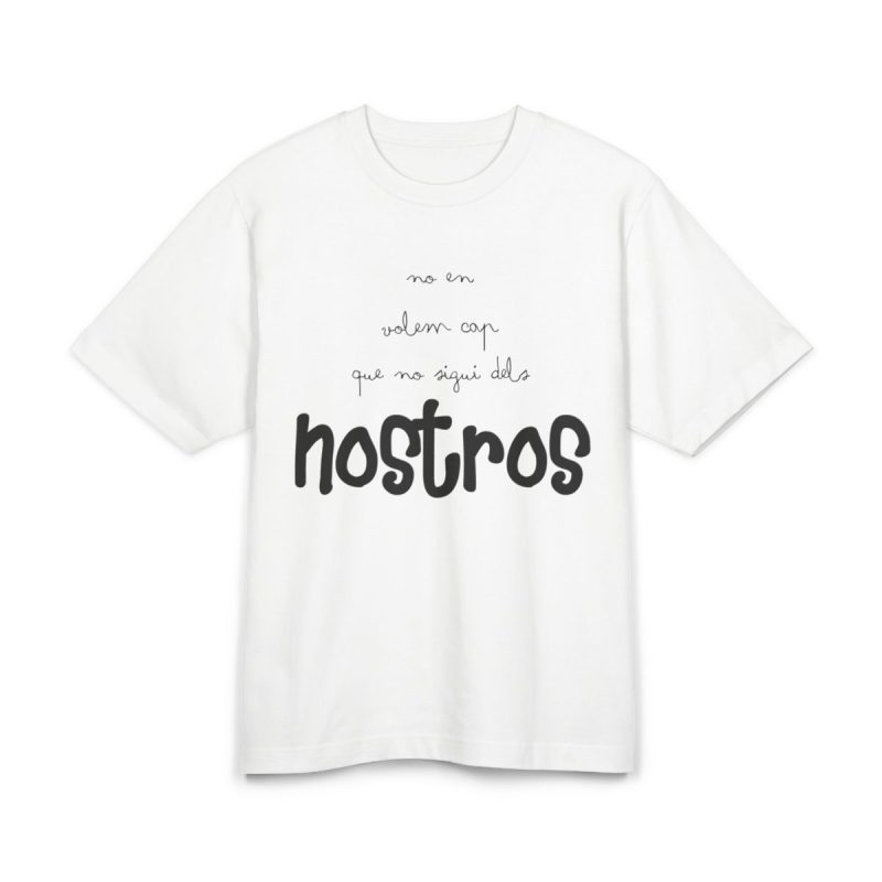 Camiseta Freestyler tacto seco - Blanco - Camiseta «No en volem cap que no sigui dels nostros»