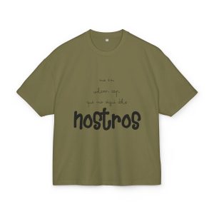 Camiseta box ultra gruesa - Verde oliva - Camiseta «No en volem cap que no sigui dels nostros»