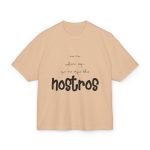 Camiseta box ultra gruesa - Beis - Camiseta «No en volem cap que no sigui dels nostros»
