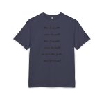 Camiseta oversize gruesa - Azul marino - Camiseta «tirali cossetes cançó» Camiseta oversize gruesa - Azul marino - Camiseta «tirali cossetes cançó»