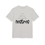 Camiseta oversize gruesa - Gris jaspeado claro - Camiseta «No en volem cap que no sigui dels nostros»