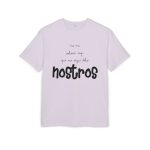Camiseta oversize gruesa - Lila - Camiseta «No en volem cap que no sigui dels nostros»