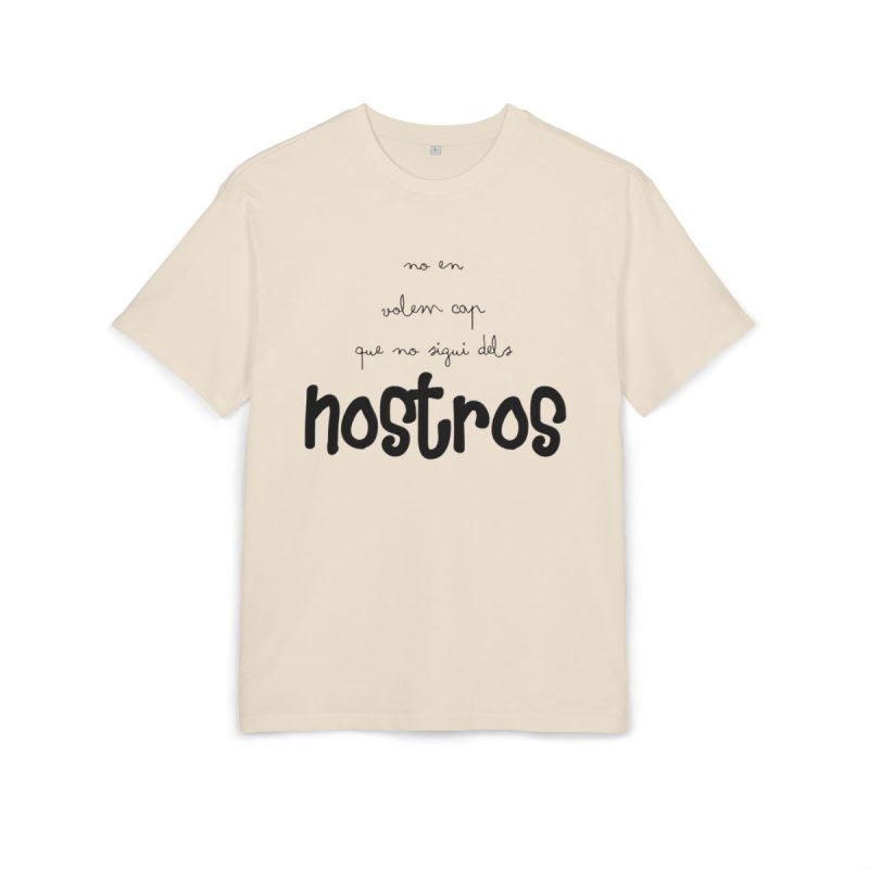 Camiseta oversize gruesa - Arena - Camiseta «No en volem cap que no sigui dels nostros»