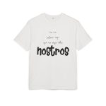 Camiseta oversize gruesa - Blanco puro - Camiseta «No en volem cap que no sigui dels nostros»