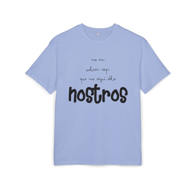 Camiseta oversize gruesa - Azul violeta - Camiseta «No en volem cap que no sigui dels nostros»
