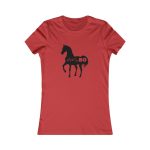 Camiseta mujer Favorite - Rojo - Camiseta unisex Cavall Alegre Sant Joan «Ara va de bo»