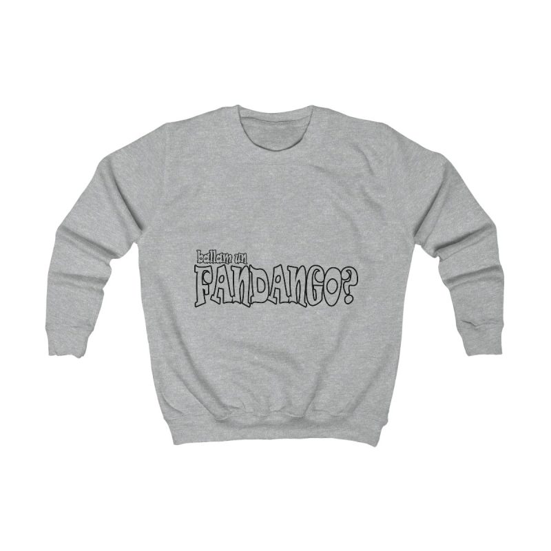 Sudadera infantil - Gris jaspeado claro - Ballam un FANDANGO?