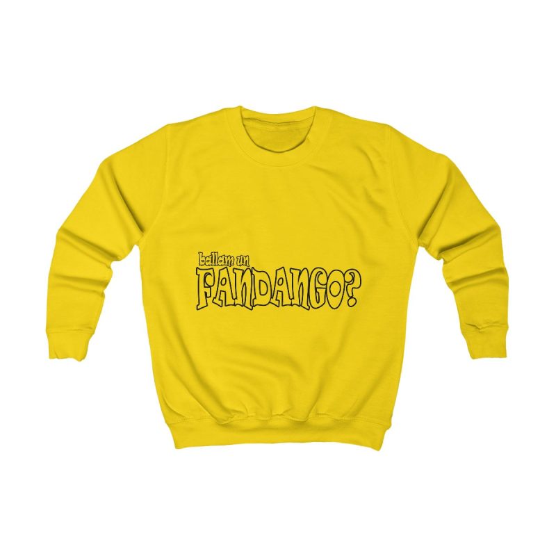 Sudadera infantil - Amarillo sol - Ballam un FANDANGO?