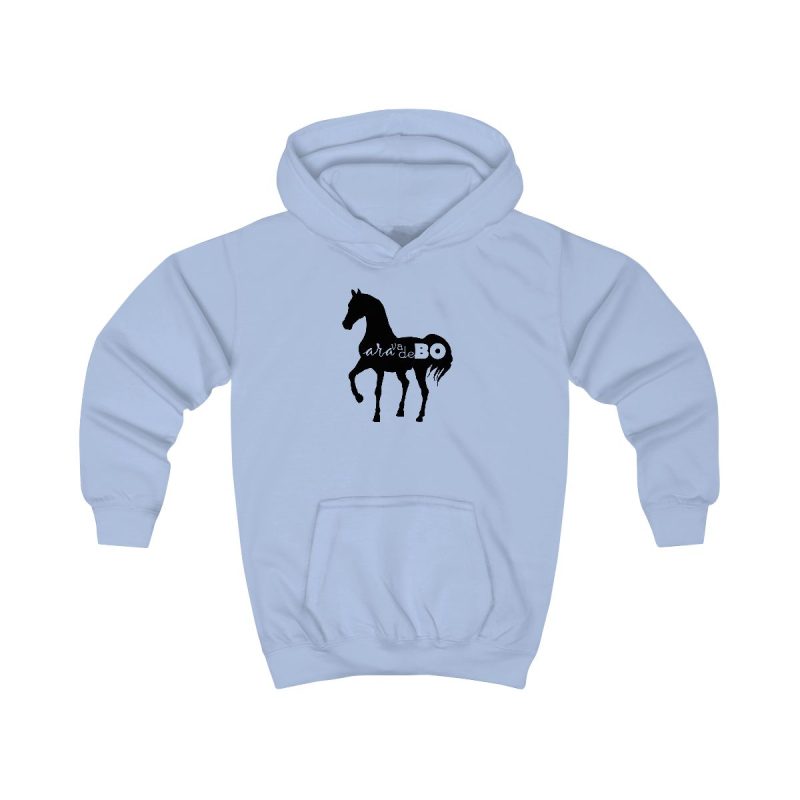 Sudadera con capucha infantil - Azul cielo - Camiseta unisex Cavall Alegre Sant Joan «Ara va de bo»