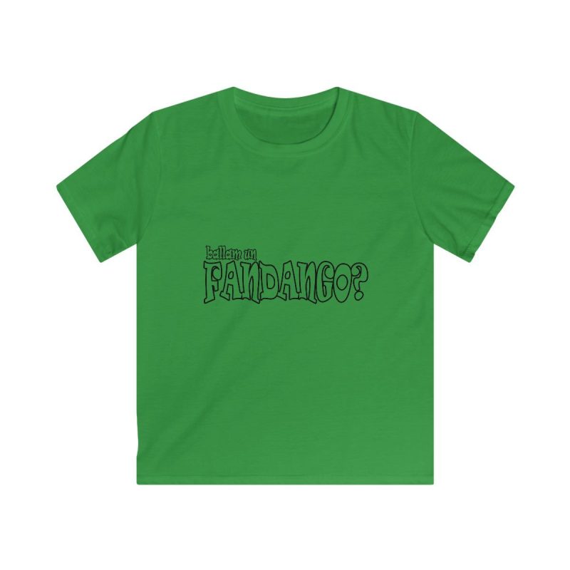 Camiseta infantil Softstyle - Verde irlandes - Ballam un FANDANGO?