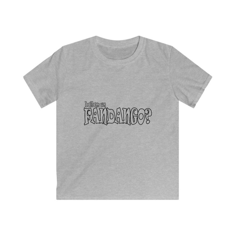 Camiseta infantil Softstyle - Gris deportivo - Ballam un FANDANGO?