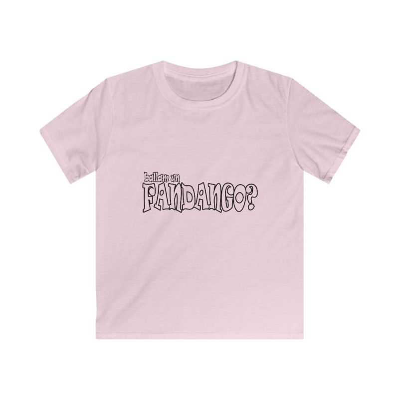 Camiseta infantil Softstyle - Rosa claro - Ballam un FANDANGO?