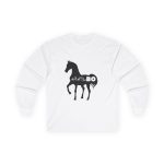 Camiseta manga larga - Blanco - Camiseta unisex Cavall Alegre Sant Joan «Ara va de bo» Camiseta manga larga - Blanco - Camiseta unisex Cavall Alegre Sant Joan «Ara va de bo»