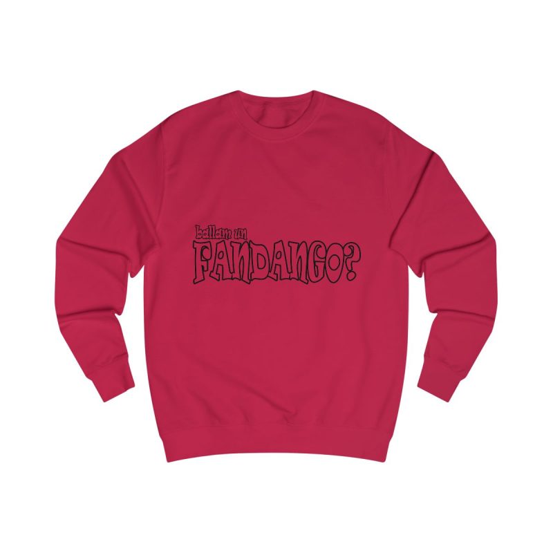 Sudadera clasica - Rojo fuego - Ballam un FANDANGO?