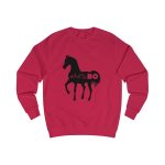 Sudadera clasica - Rojo fuego - Camiseta unisex Cavall Alegre Sant Joan «Ara va de bo» Sudadera clasica - Rojo fuego - Camiseta unisex Cavall Alegre Sant Joan «Ara va de bo»