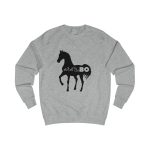 Sudadera clasica - Gris jaspeado claro - Camiseta unisex Cavall Alegre Sant Joan «Ara va de bo» Sudadera clasica - Gris jaspeado claro - Camiseta unisex Cavall Alegre Sant Joan «Ara va de bo»