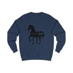 Sudadera clasica - Azul marino Oxford - Camiseta unisex Cavall Alegre Sant Joan «Ara va de bo» Sudadera clasica - Azul marino Oxford - Camiseta unisex Cavall Alegre Sant Joan «Ara va de bo»
