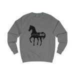 Sudadera clasica - Gris acero - Camiseta unisex Cavall Alegre Sant Joan «Ara va de bo» Sudadera clasica - Gris acero - Camiseta unisex Cavall Alegre Sant Joan «Ara va de bo»