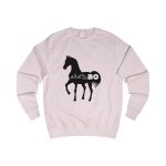 Sudadera clasica - Rosa bebe - Camiseta unisex Cavall Alegre Sant Joan «Ara va de bo» Sudadera clasica - Rosa bebe - Camiseta unisex Cavall Alegre Sant Joan «Ara va de bo»