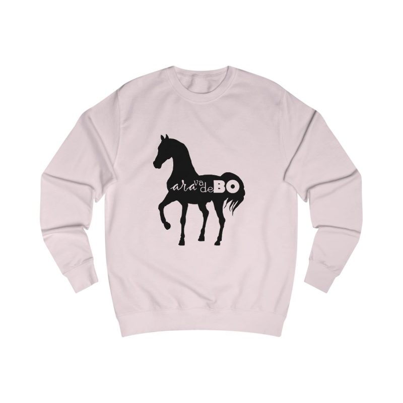 Sudadera clasica - Rosa bebe - Camiseta unisex Cavall Alegre Sant Joan «Ara va de bo»