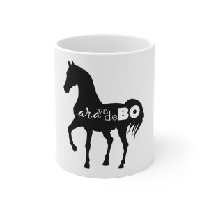 Taza de ceramica - Camiseta unisex Cavall Alegre Sant Joan «Ara va de bo»